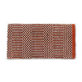 Rust And Black Double Weave 32x64 Acrylic Blend Saddle Blanket RUST BLACK