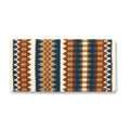 Mayatex 1455-19 38x34 New Nova Wool Blanket TEAL TAN CREAM