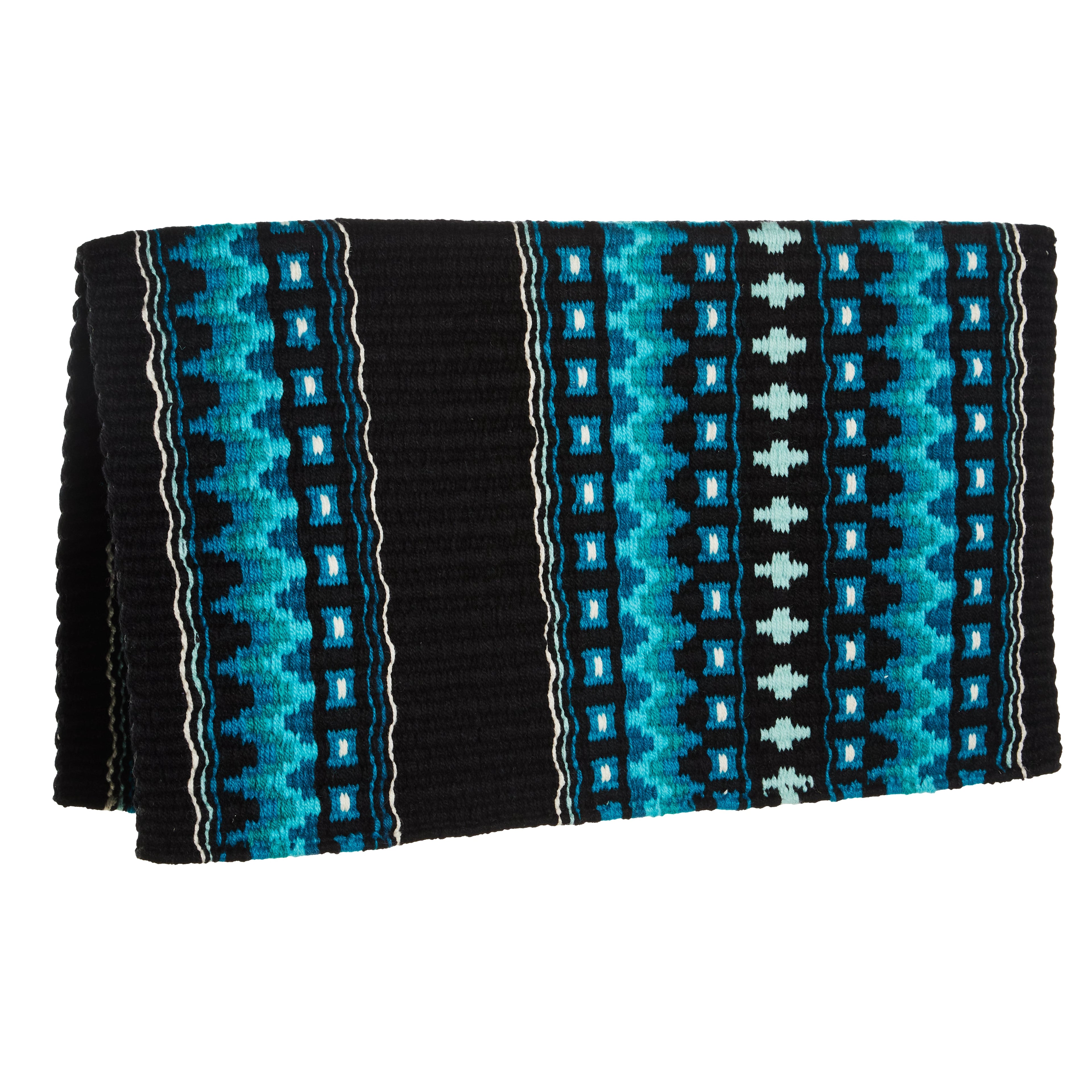 1313DOM-66 Domino 40X34 New Zealand Wool Saddle Blanket