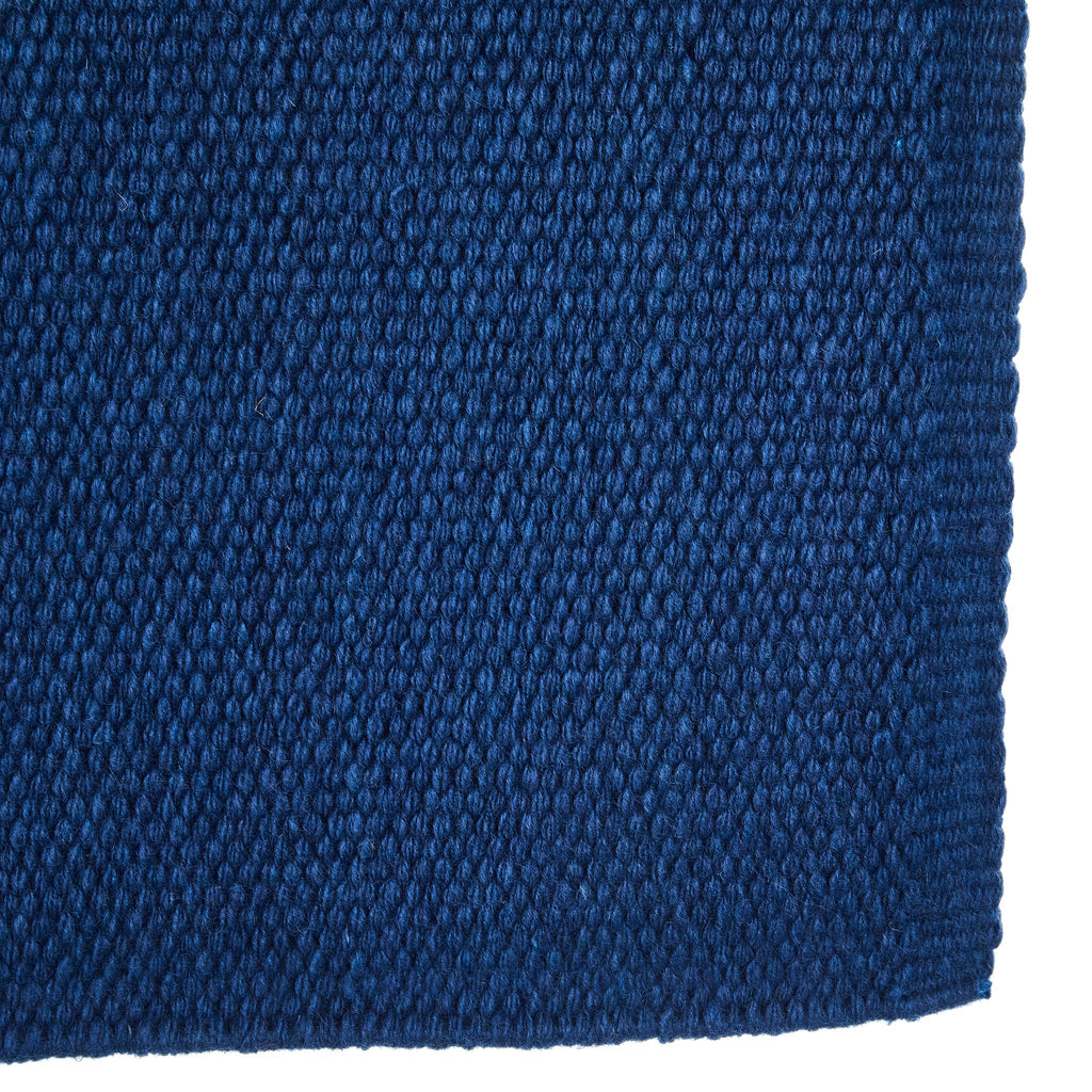 1314C-95 San Juan Solid Slate Blue 38x34 New Zealand Wool Saddle Blanket
