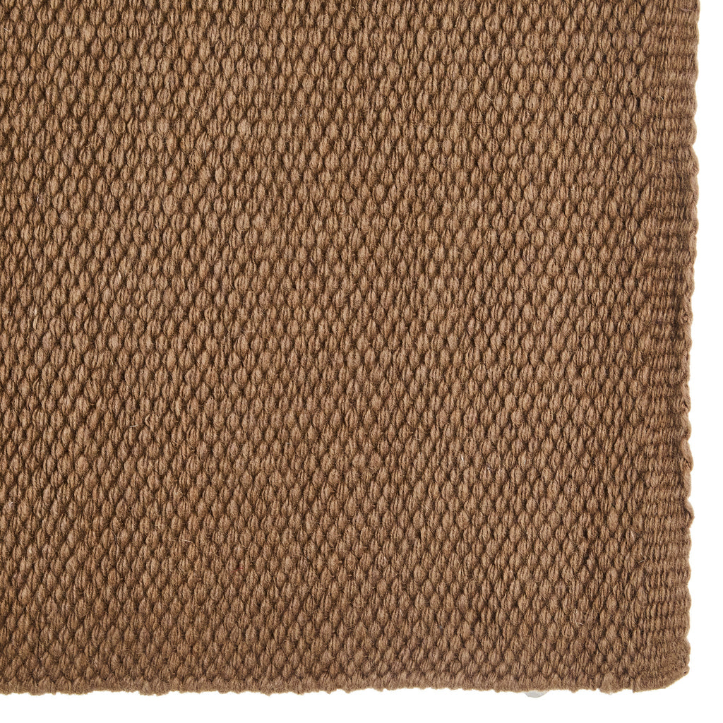 1314-97 San Juan Solid Raw Umber 36x34 New Zealand Wool Saddle Blanket