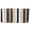 Olive Green Hogan Acrylic Blend 30x60 Saddle Blanket