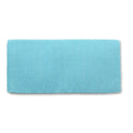 1314C-76 San Juan Solid Aqua 38x34 New Zealand Wool Saddle Blanket AQUA