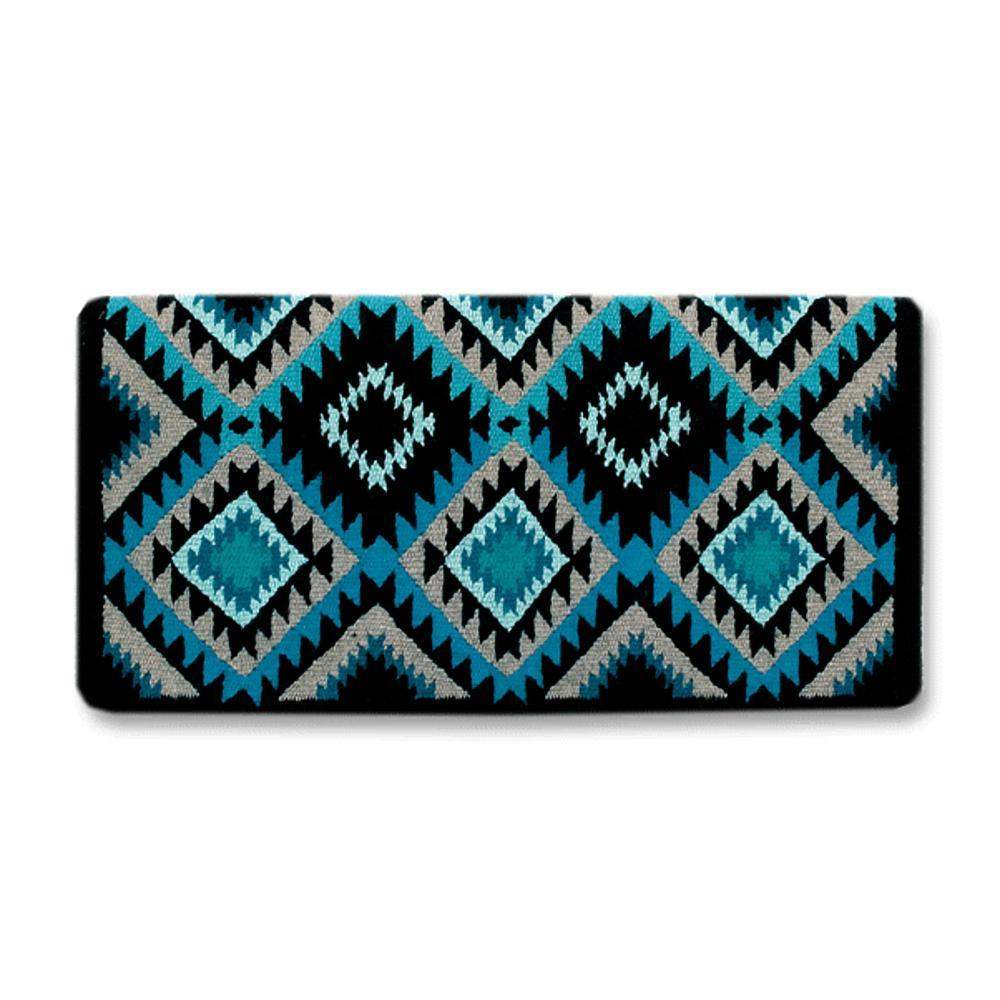 1467-3 Cactus Flower 40X34 NEW ZEALAND WOOL SADDLE BLANKET