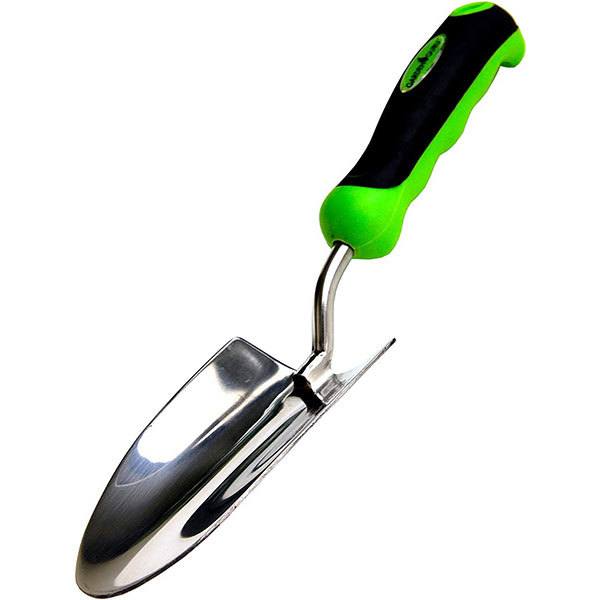 Stainless Steel 6pc Gardening Tool Set (Includes Trowel Transplanter Rake Weeder Cultivator Fork)
