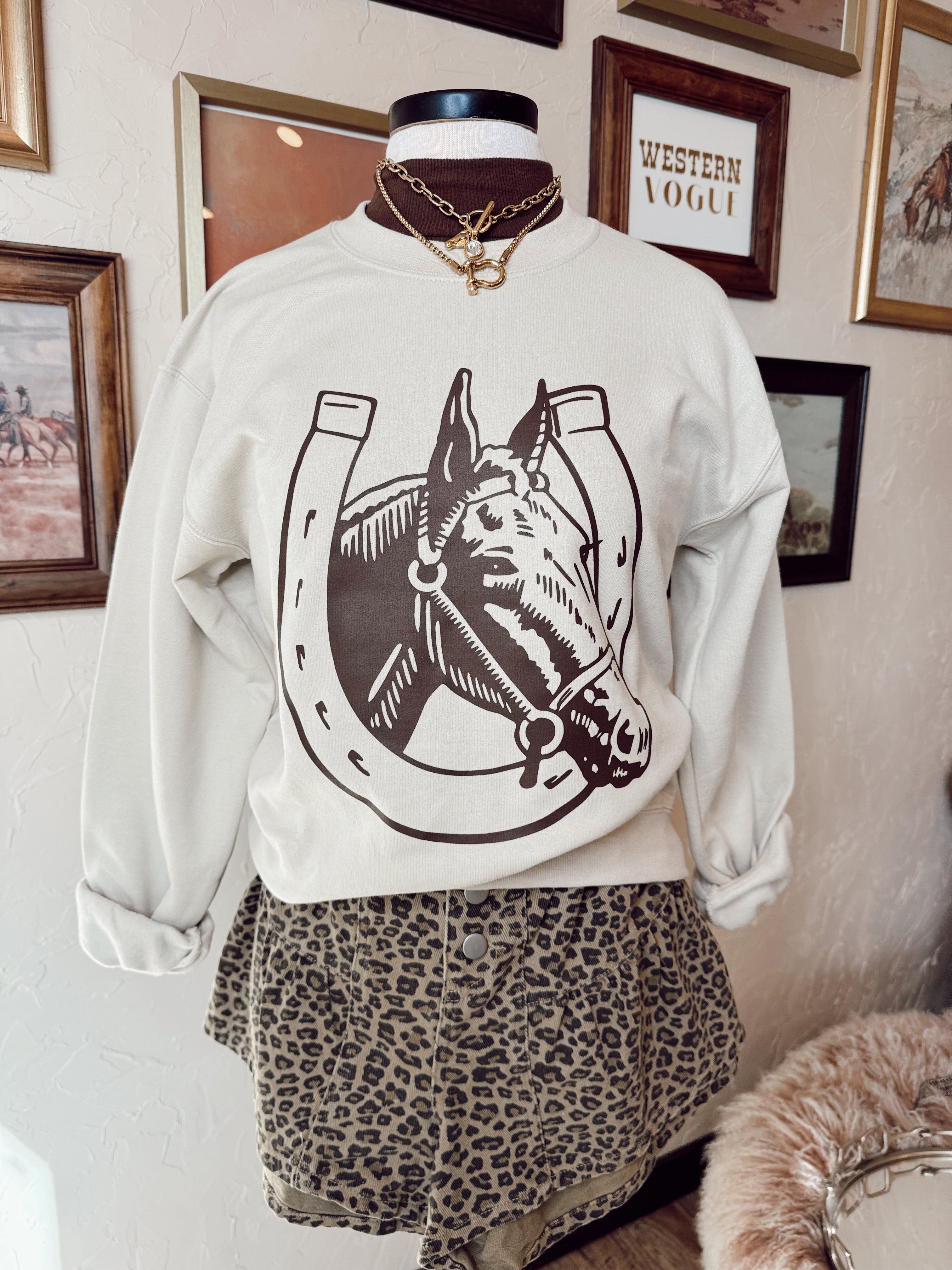 The Lucky Horse Sweatshirt MEDIUM