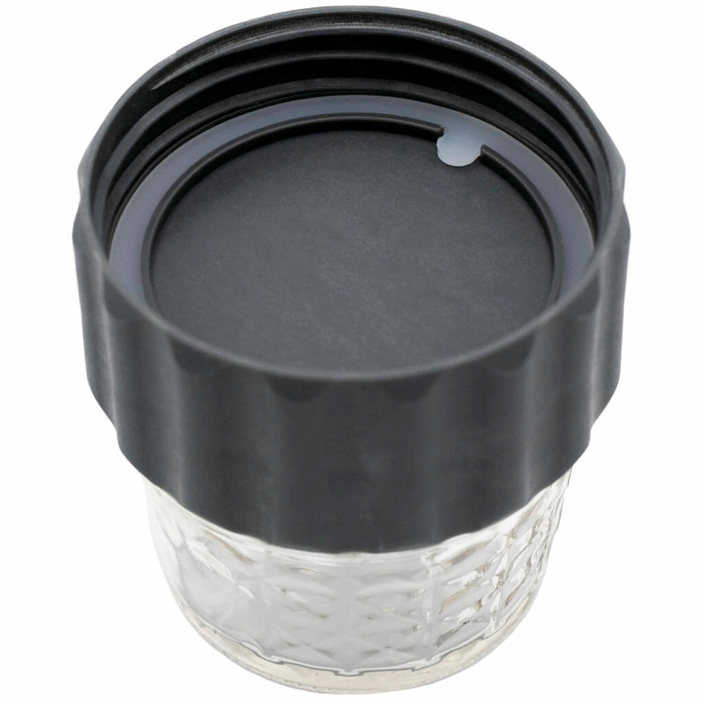 2-in-1 Lid to Connect Two Regular Mouth Mason Jars 2 Pack