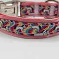 Rainbow Unicorn Dog Collar – Medium (11"–16")