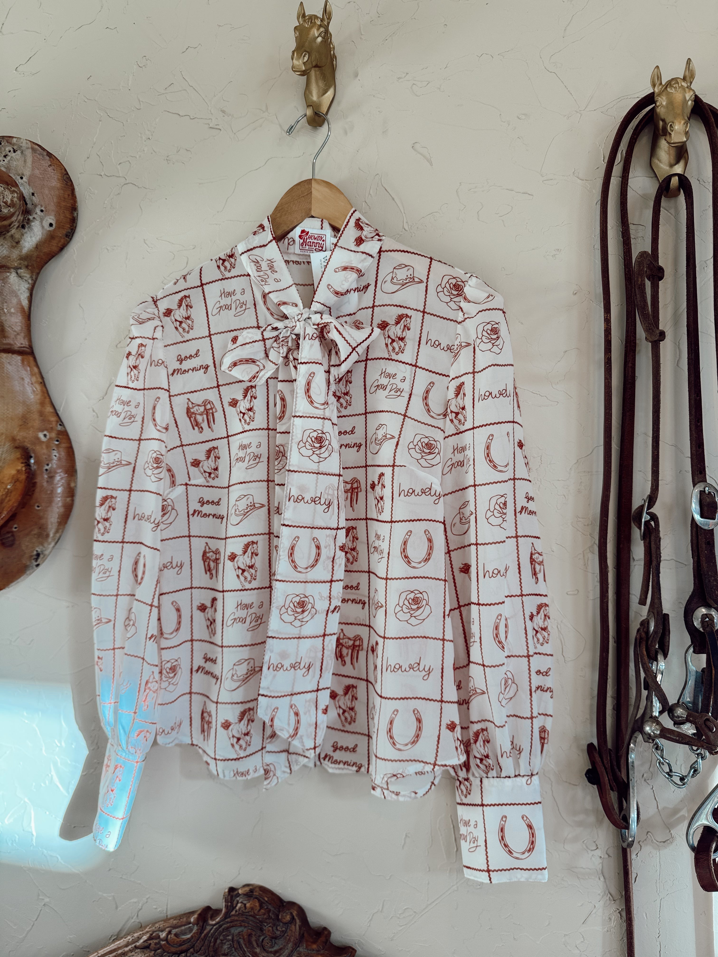The Howdy Check Top