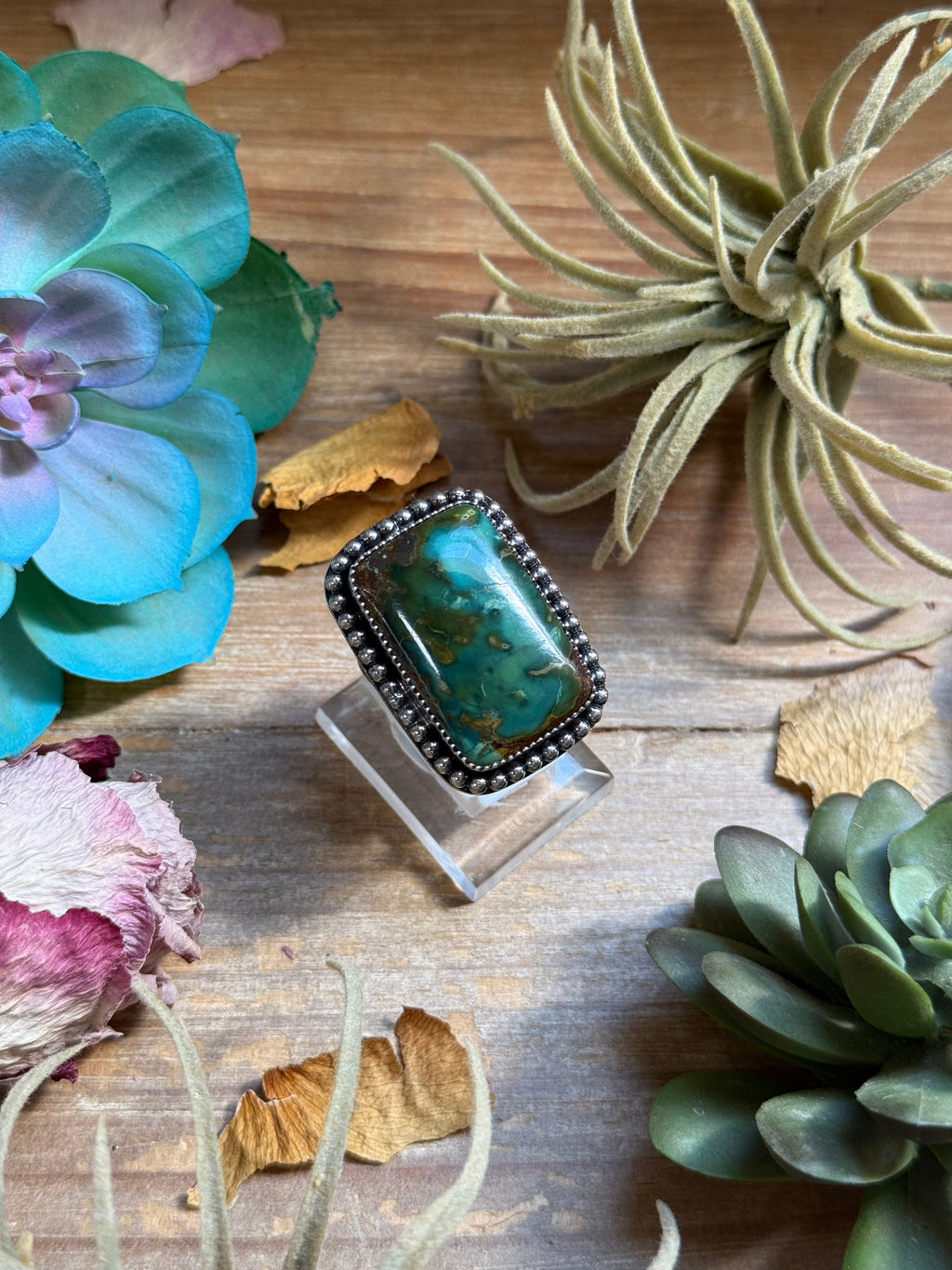 MJ Ring - Rectangle Turquoise Ring