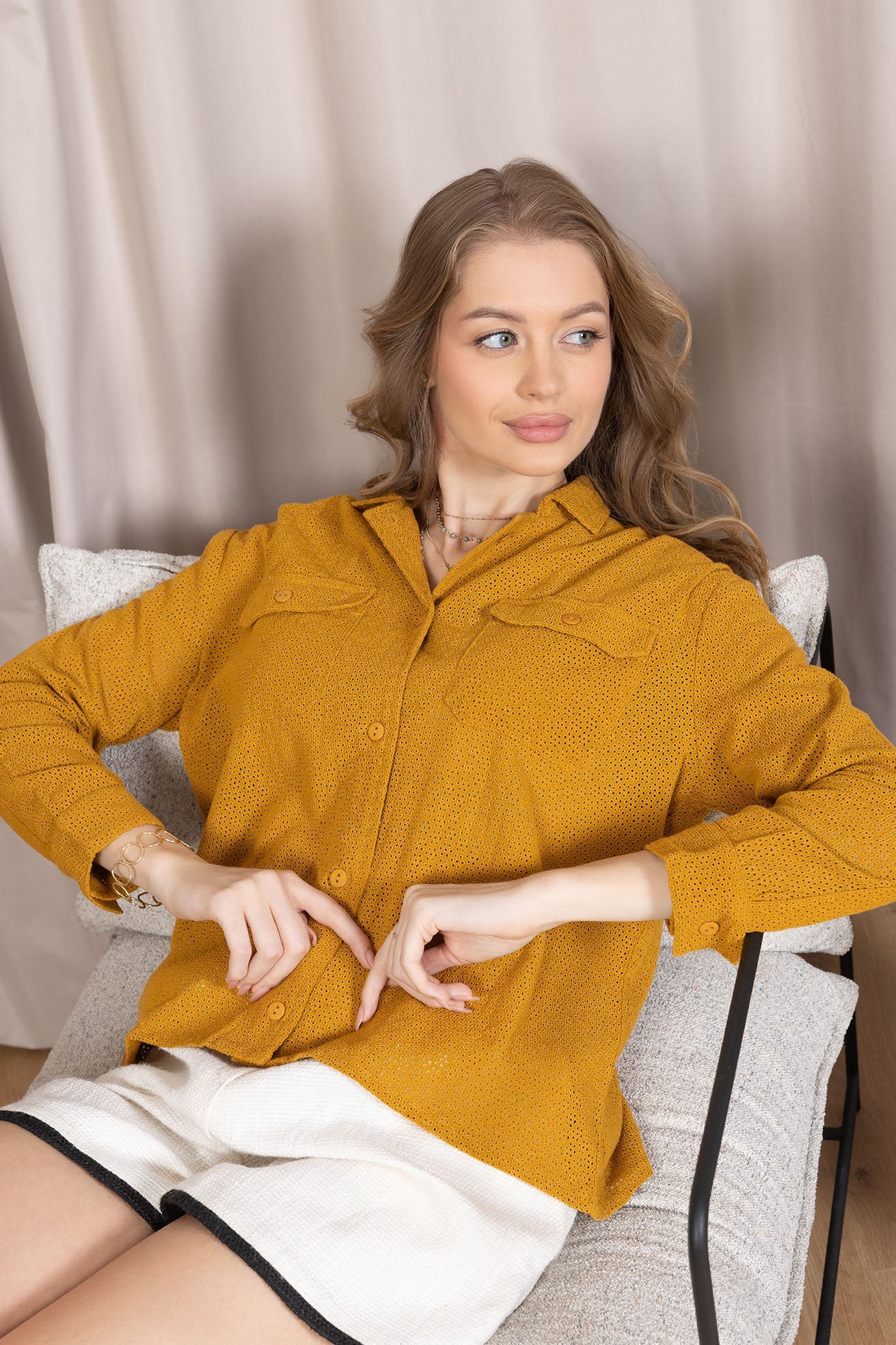 Caleen Macy Collared Shirt
