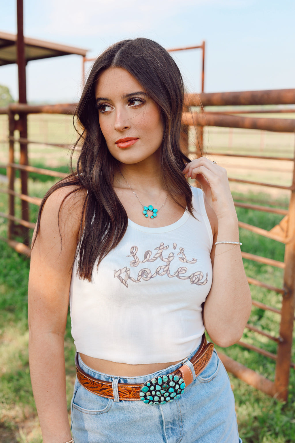 Let's Rodeo Tank-EXTRA SMALL