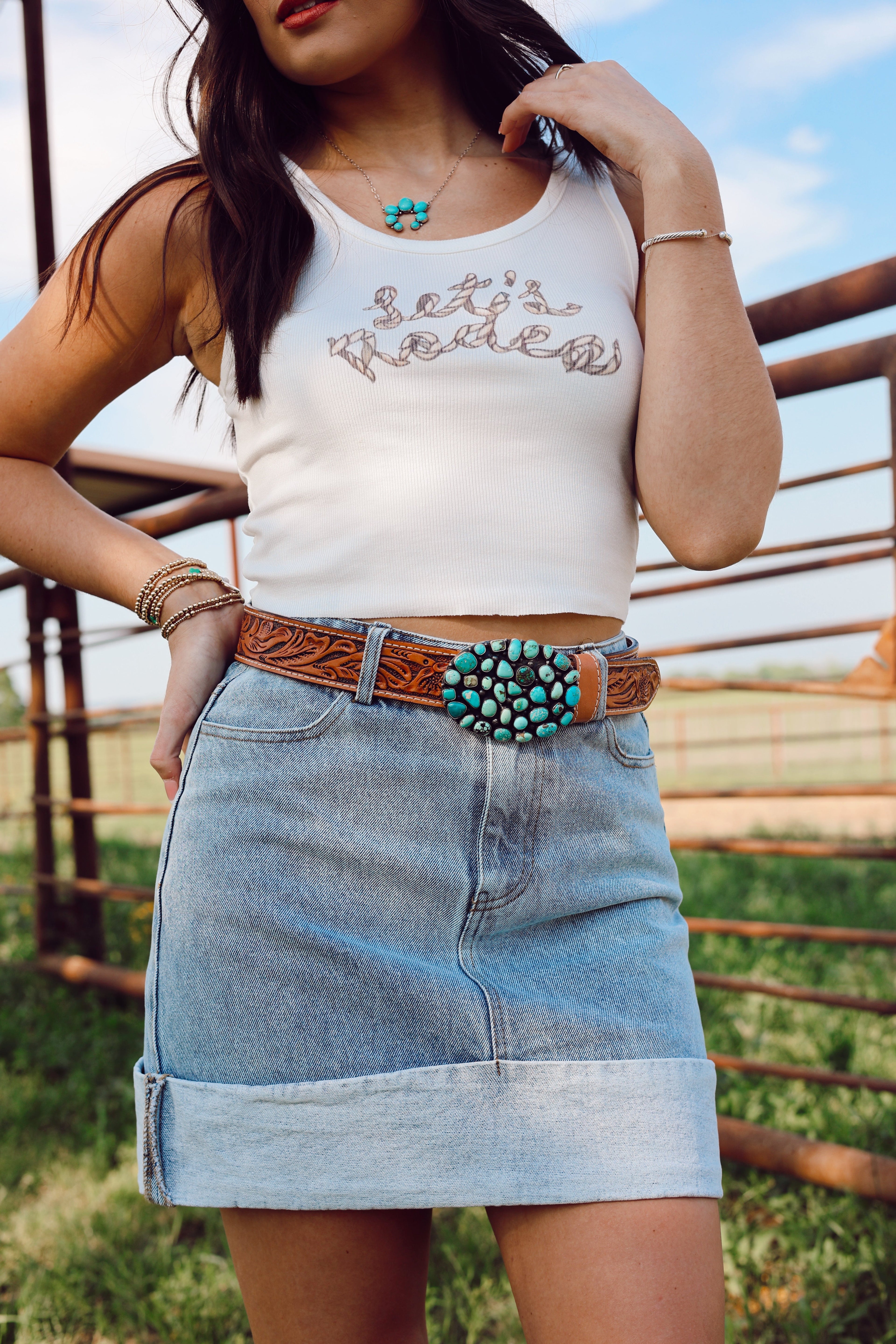 Let's Rodeo Tank-EXTRA SMALL