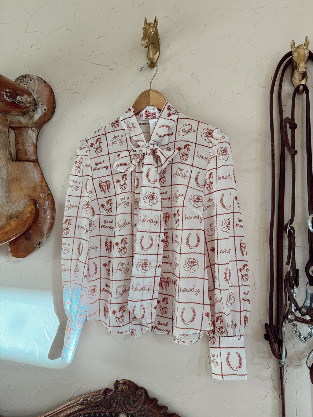 The Howdy Check Top