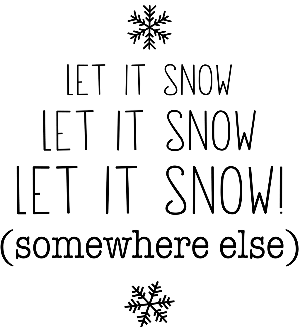 Humorous Winter Laser Engraved Sleeves