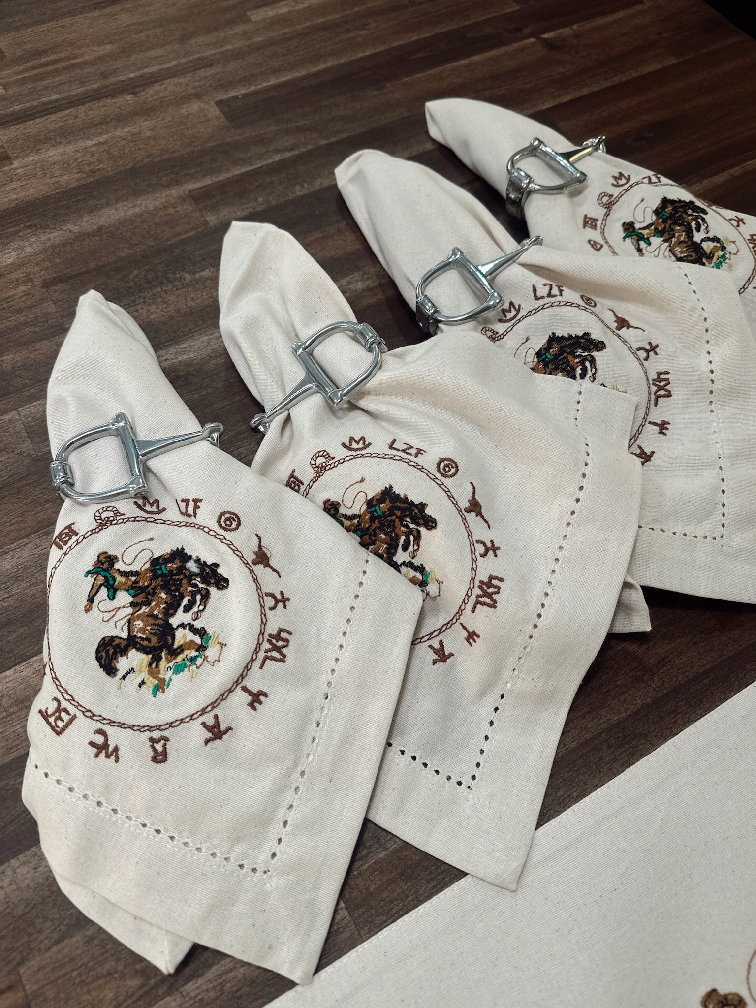 The Horse Bit Napkin Ring Set