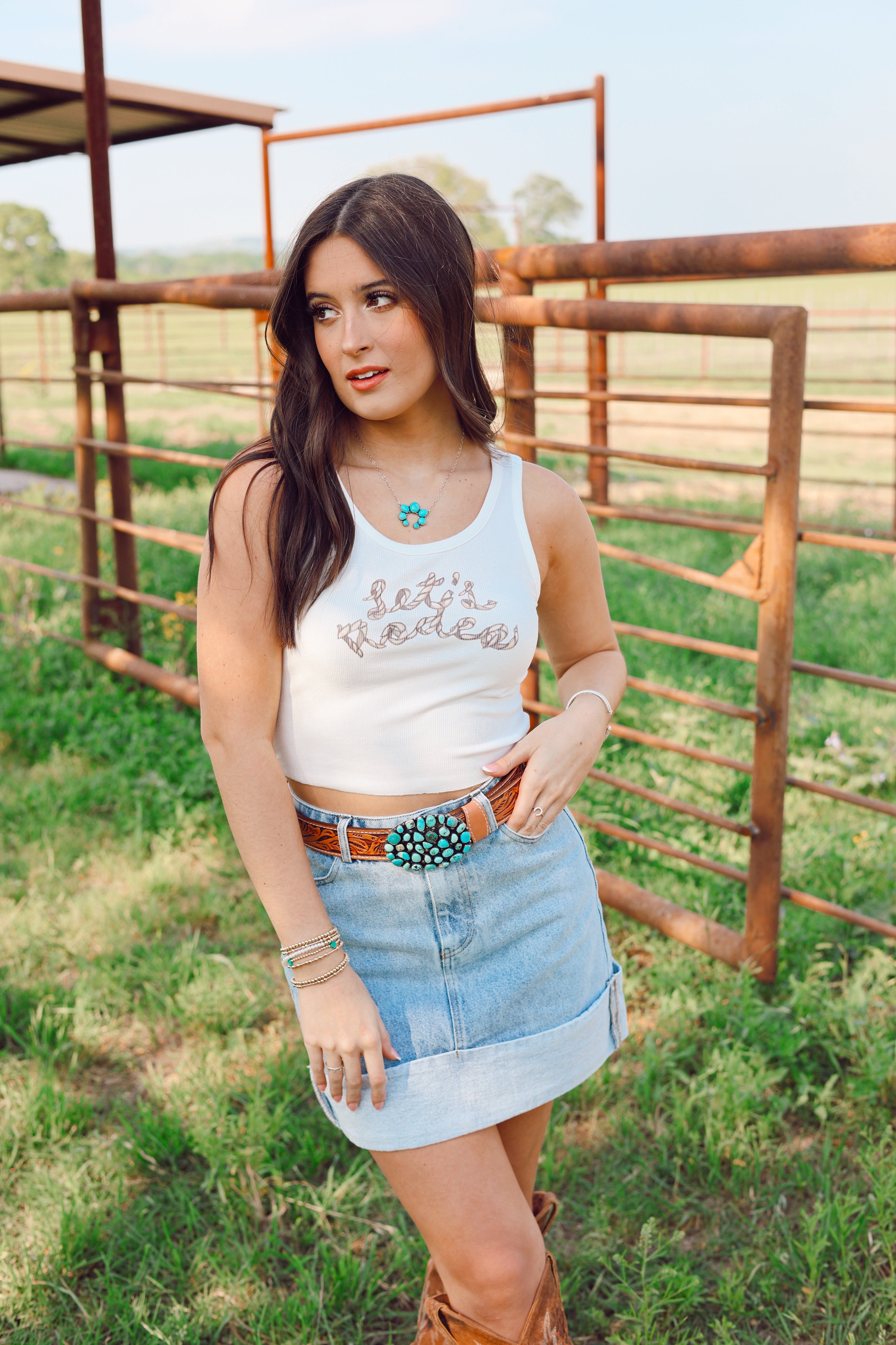 Let's Rodeo Tank-EXTRA SMALL