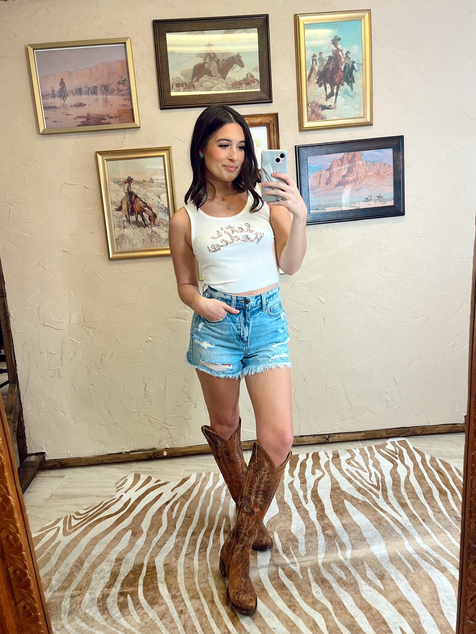 Let's Rodeo Tank-EXTRA SMALL