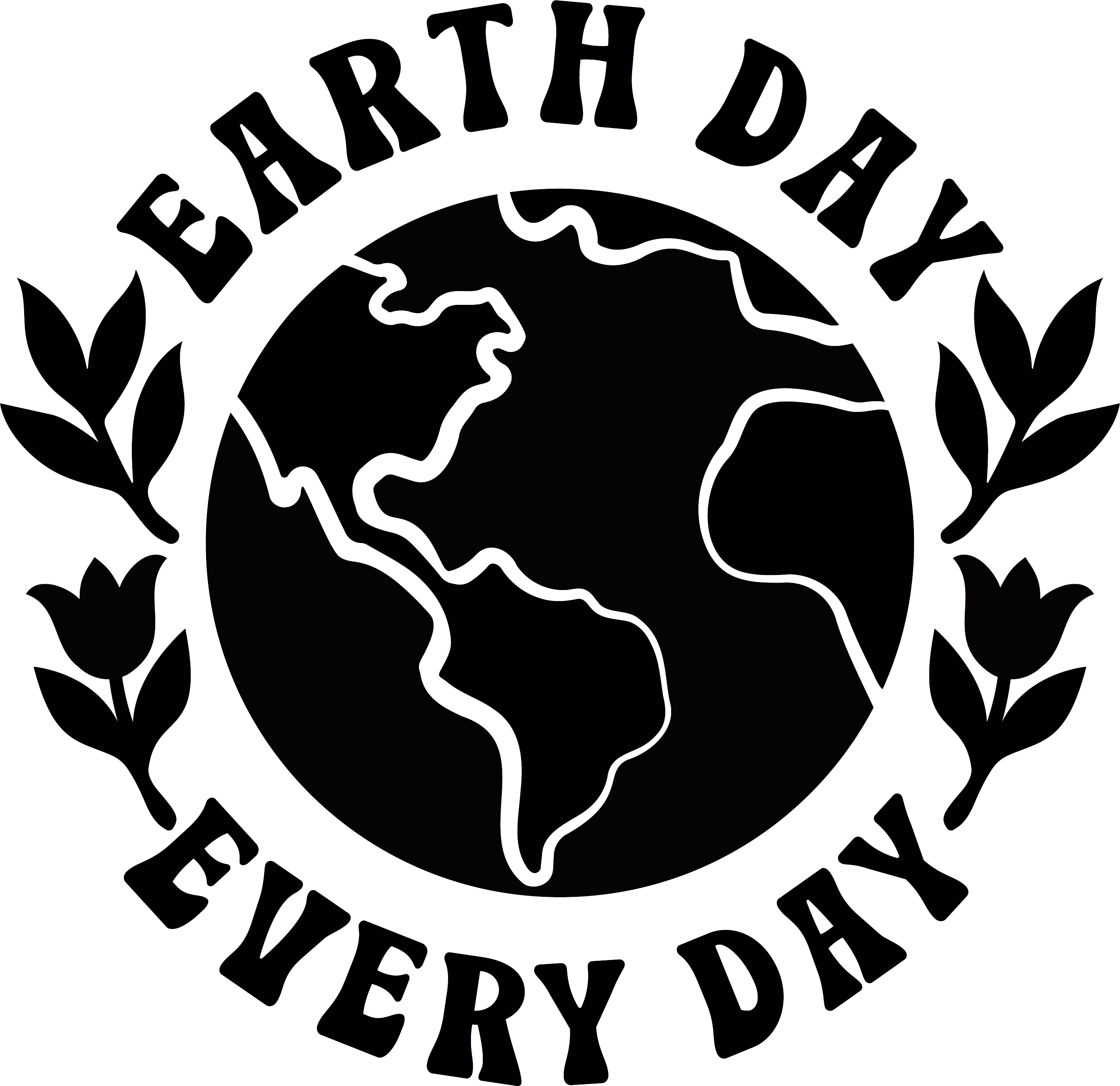 Earth Day Laser Engraved Sleeves