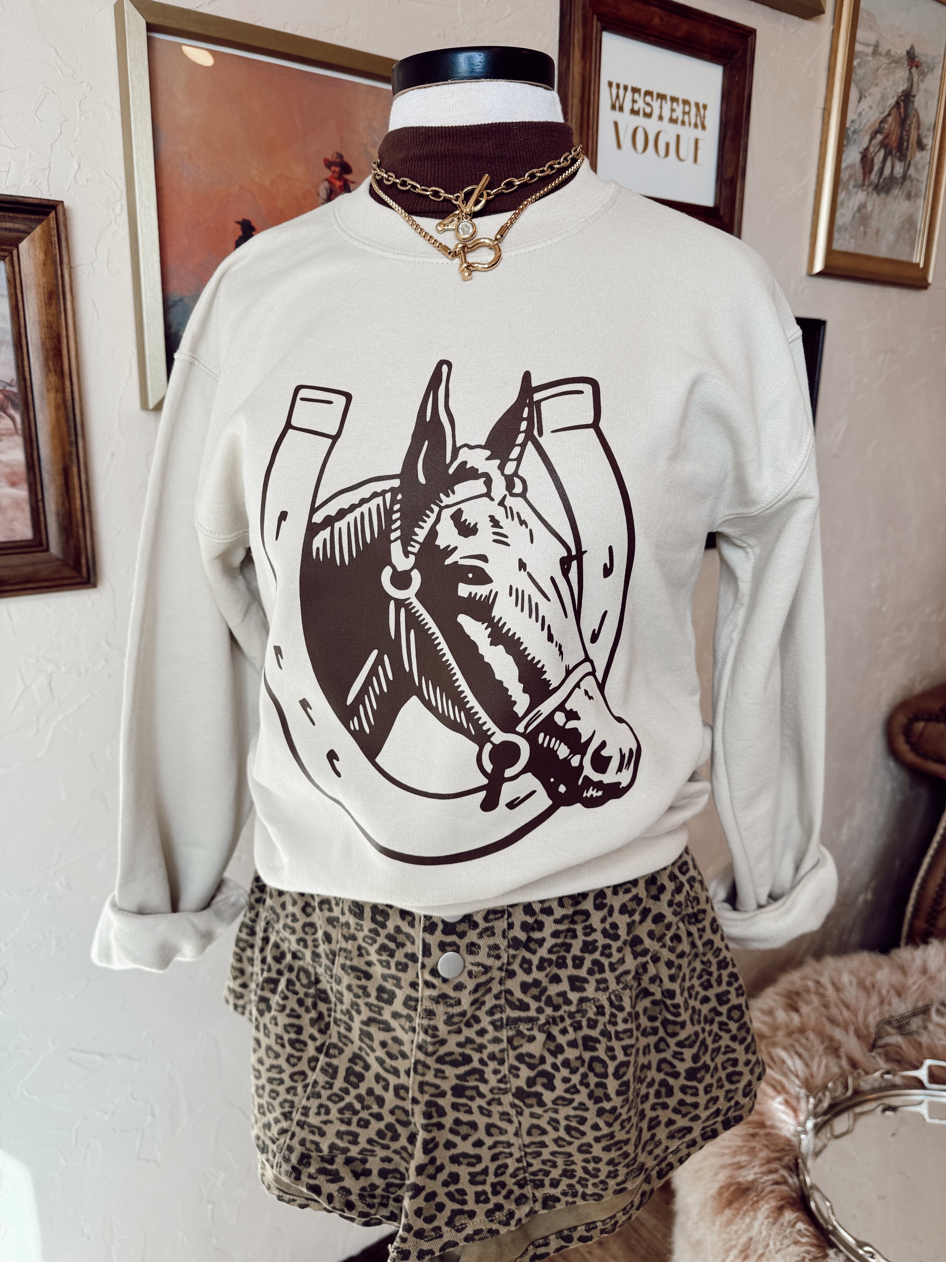 The Lucky Horse Sweatshirt MEDIUM