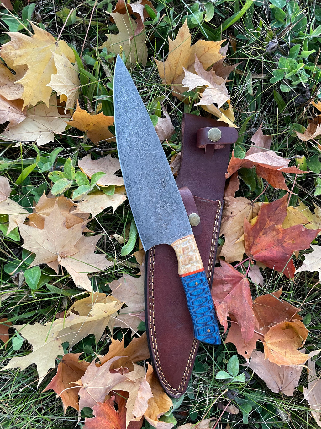 Damascus Steel Custom Cheff Knife TK-043