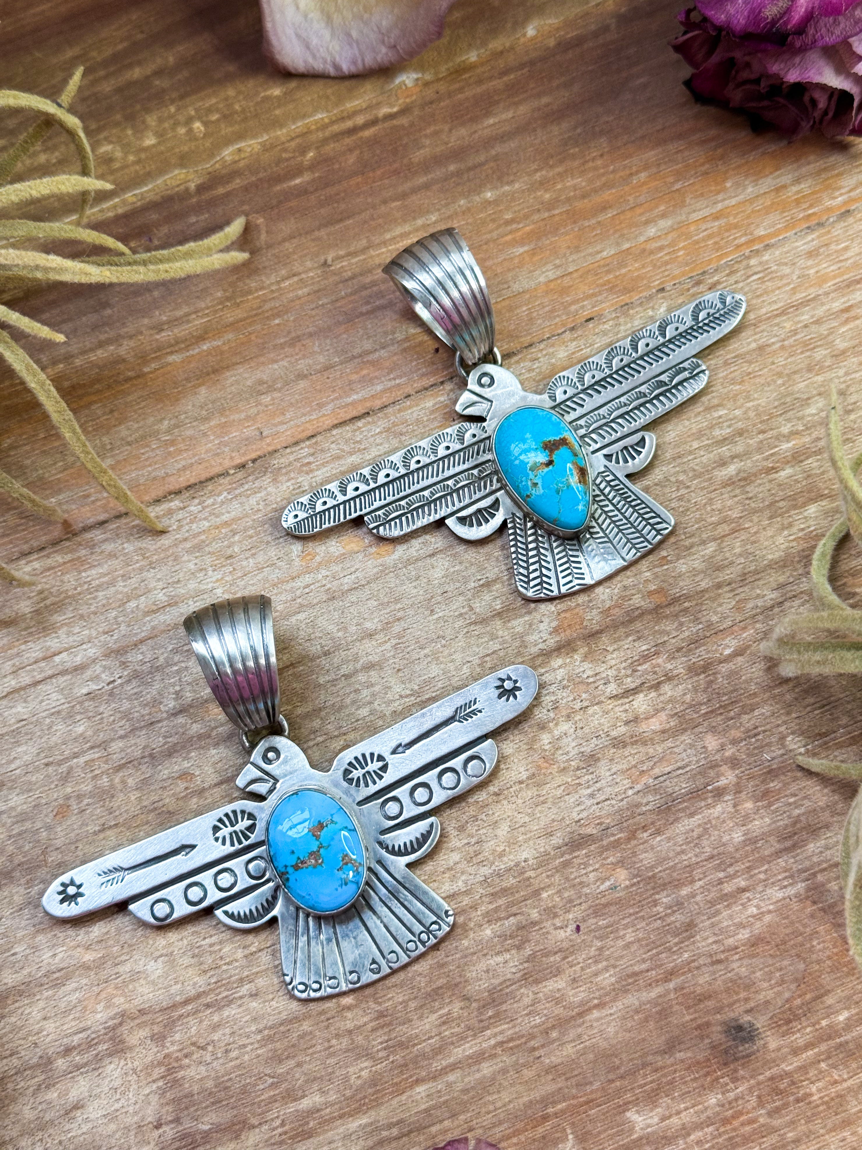 Sterling Silver Thunderbird Pendant