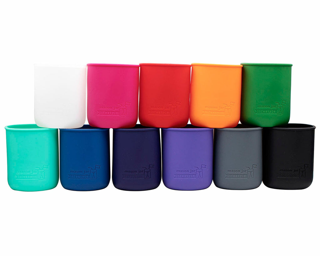 Silicone Sleeve for Quart 32oz Mason Jars