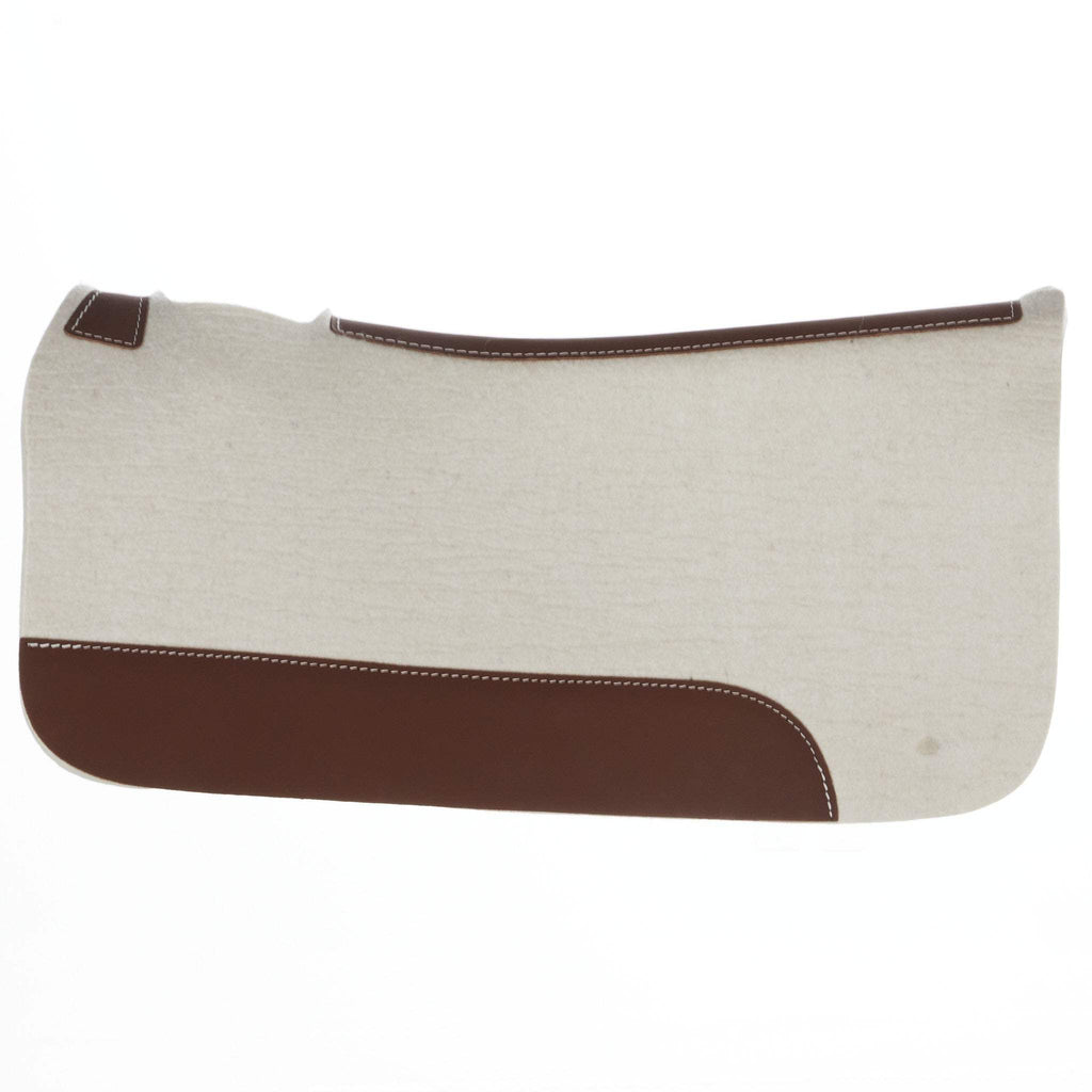 Natural 3 4in 28x30 Felt Barrel Saddle Pad