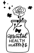"Mental Health Matters" Laser Engraved Silicone Sleeve