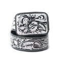 Desert Silver Moon Women's Belt In Black