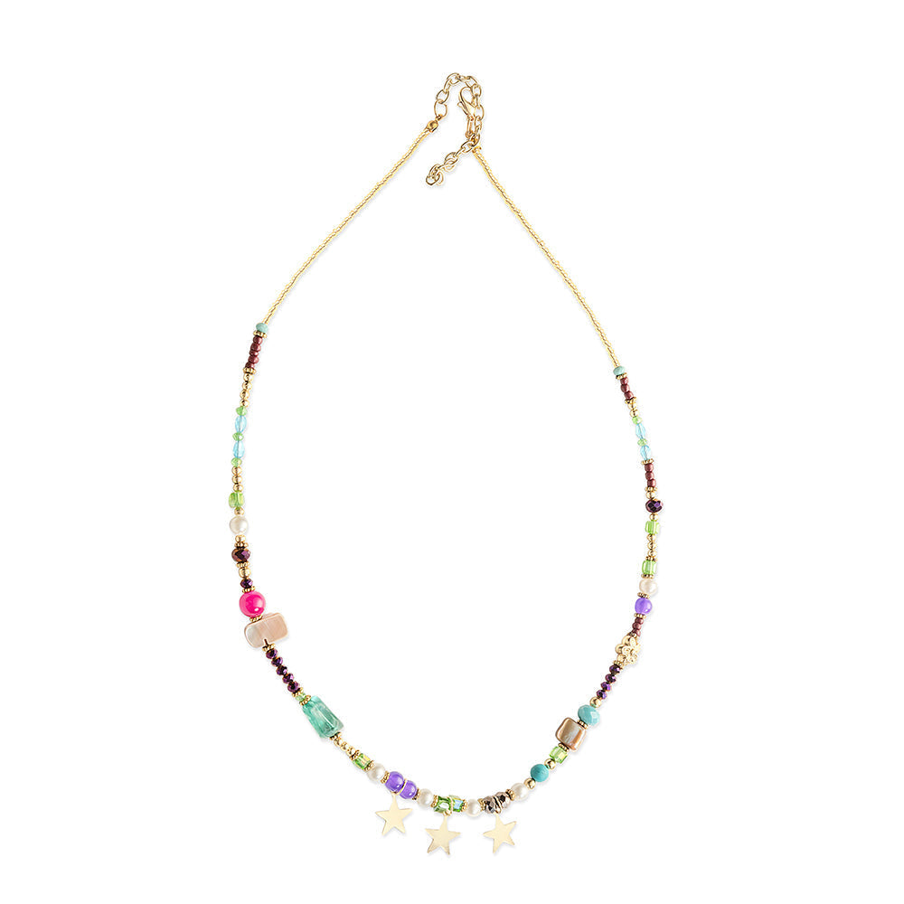 Tri-Star Trail Necklace