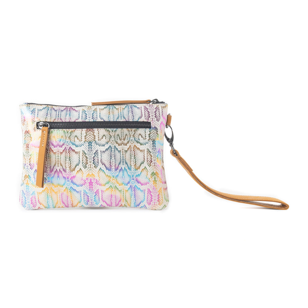 Pastel Fiesta Pouch in Candy White
