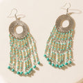 Myra Desert Jewel Earrings in Golden Sage