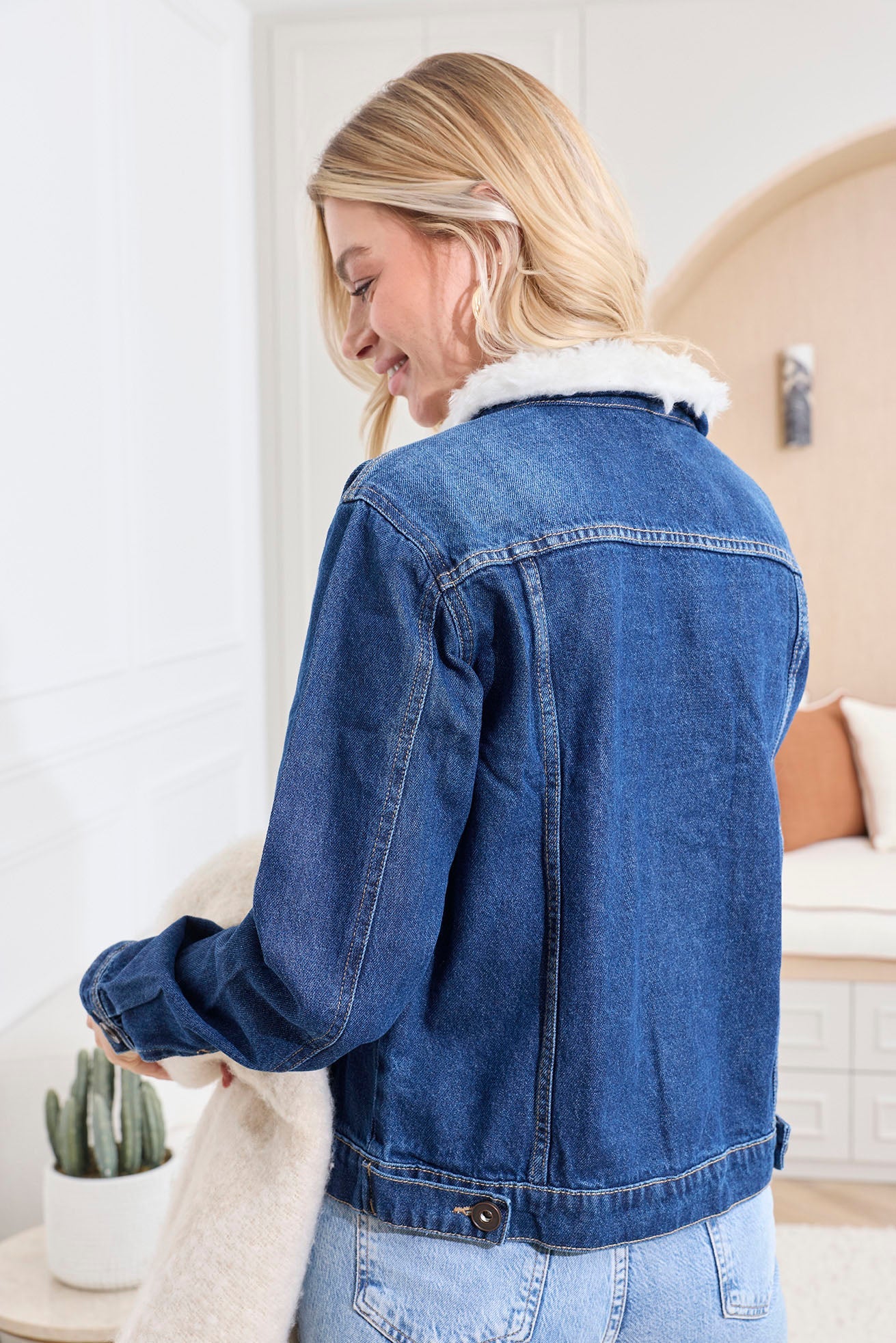 Addilyn Fleece Lined Denim Jacket
