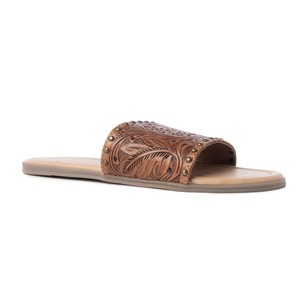Ellie Hand-Tooled Sandals