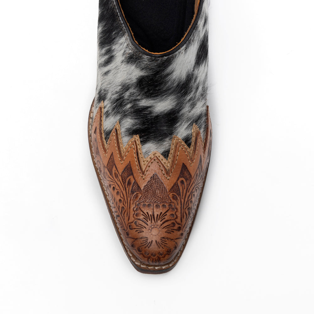 Zora Canyon Hair-On Hide Mules