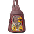 Sunflower Steer Sling Bag