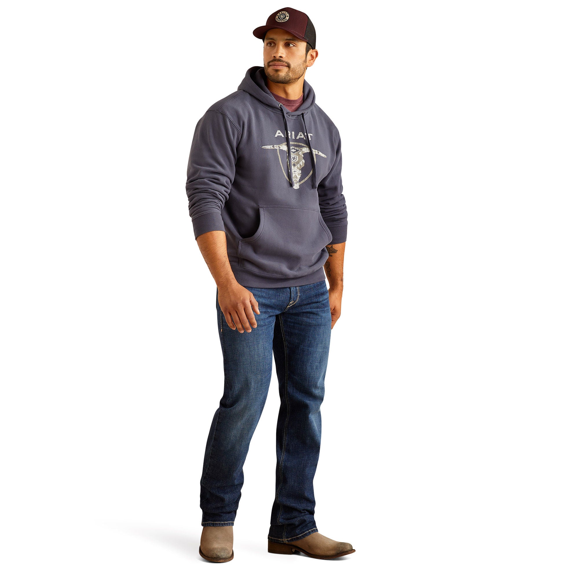 Ariat Men's Southwest Longhorn Hoodie