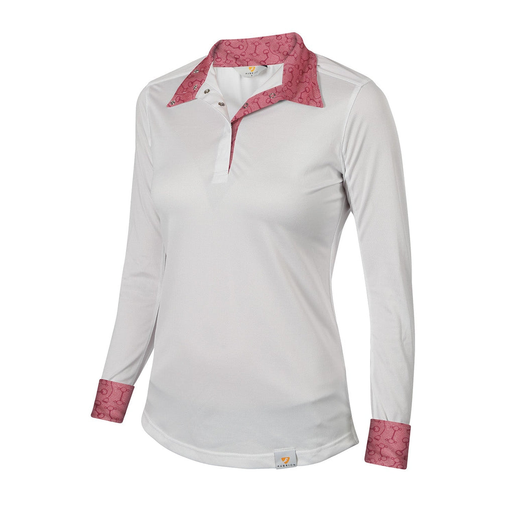 Aubrion Ladies Equestrian Style Long Sleeve Show Shirt