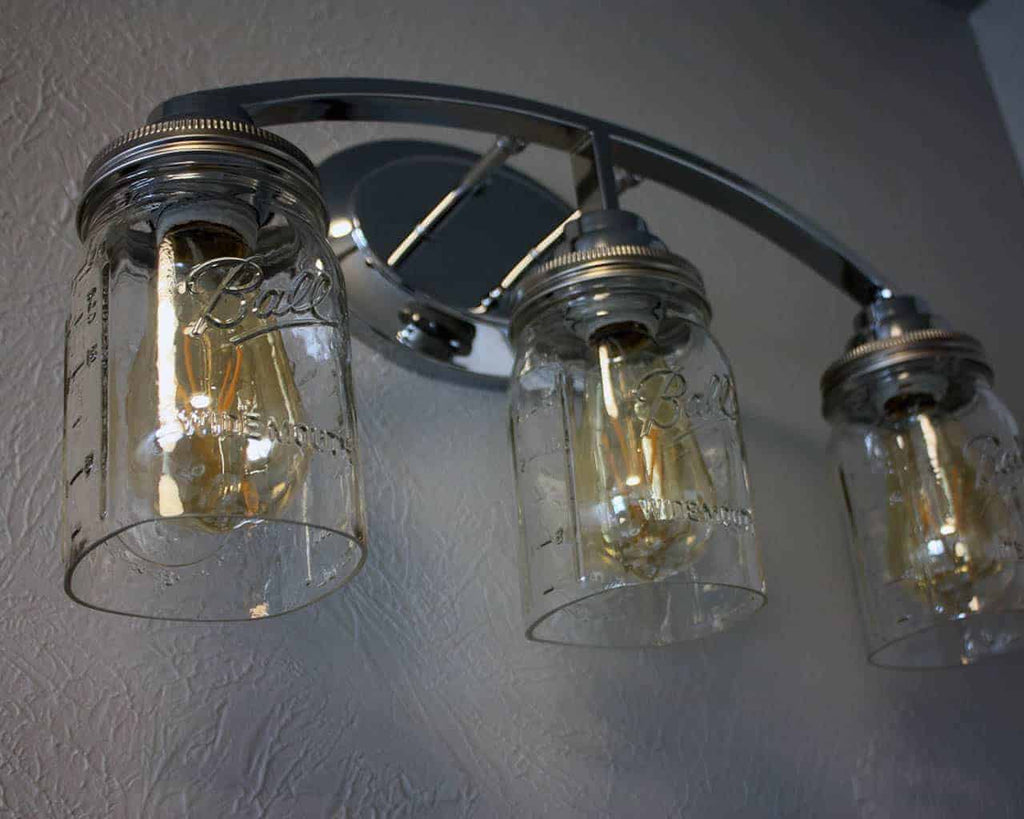 Lighting Lid for Mason Jar Light Fixtures