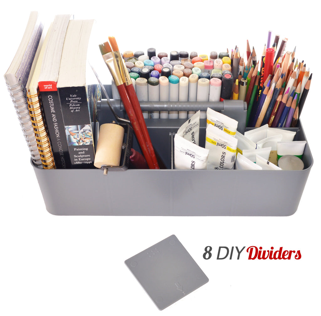 Enjoy Organizer  3 Pack, Large Plastic Storage Caddy with Handles Made in USA