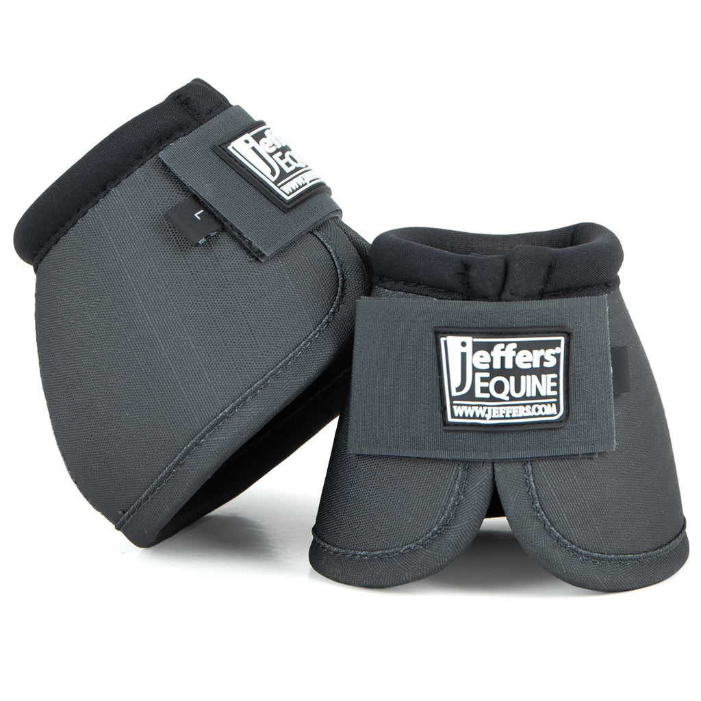 Jeffers No-Turn Bell Boots for Horses, Solid Colors, 2 ct