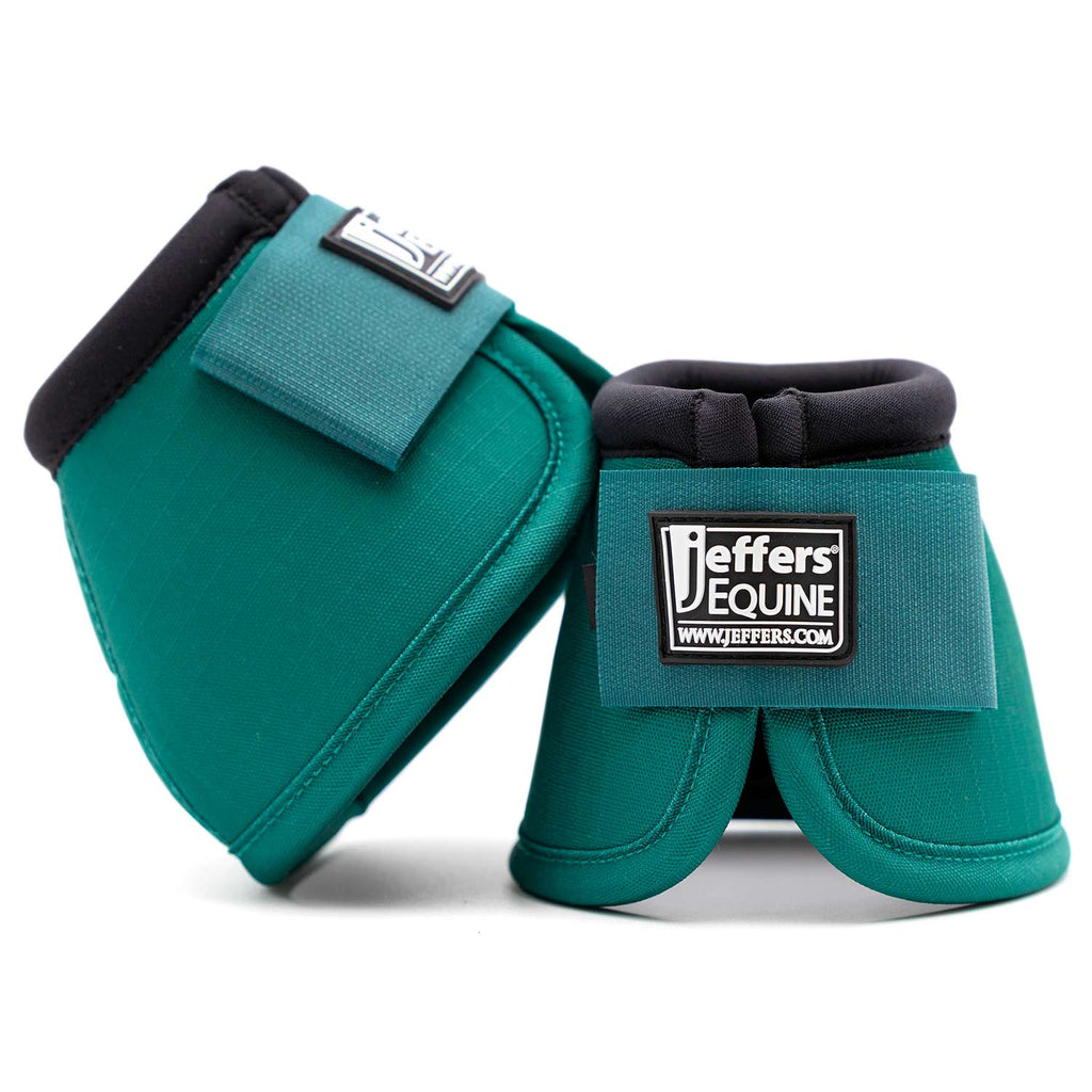 Jeffers No-Turn Bell Boots for Horses, Solid Colors, 2 ct