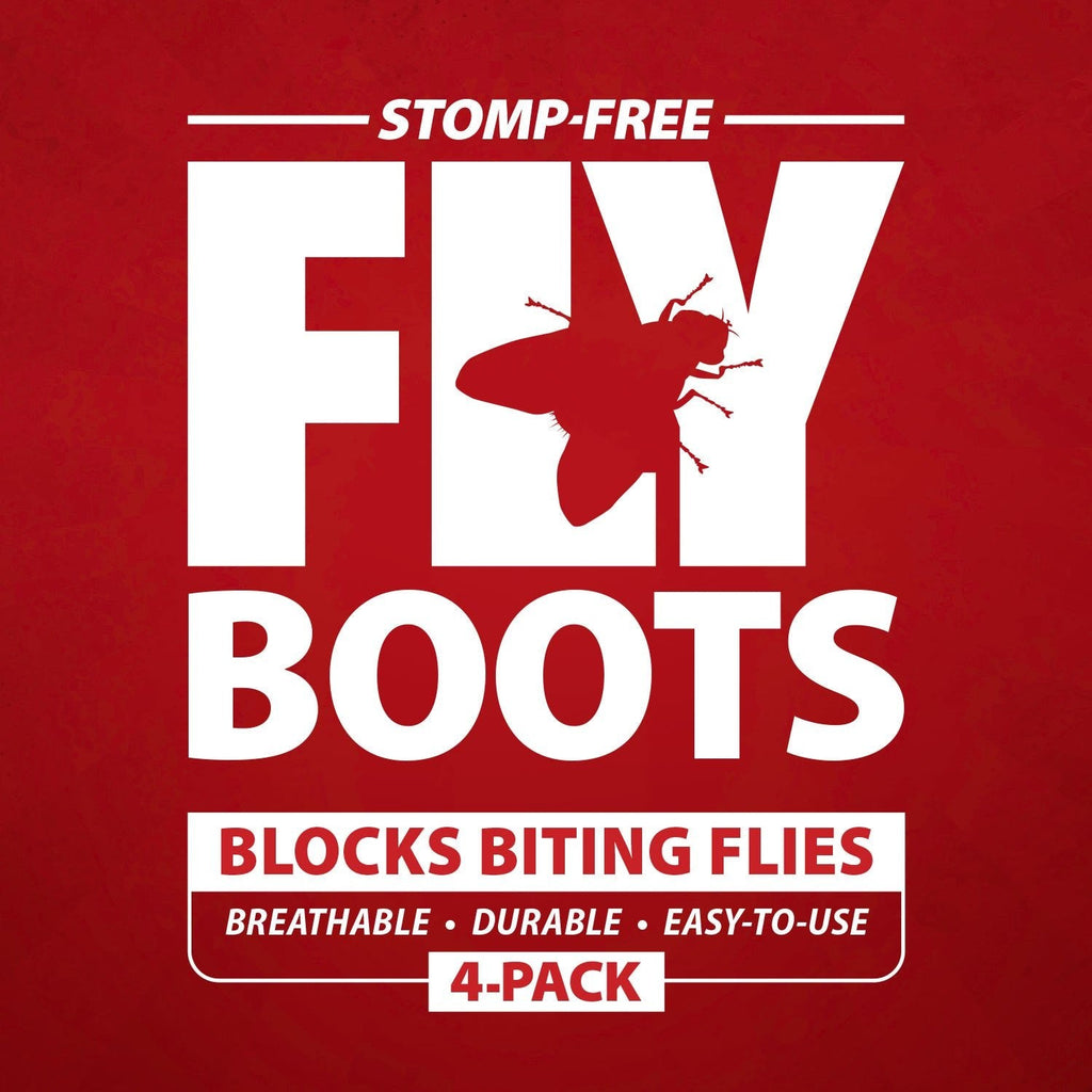 Pre-Sale Jeffers Romper Stomper "Stomp-Free" Fly Boots for Horses, 4 pack