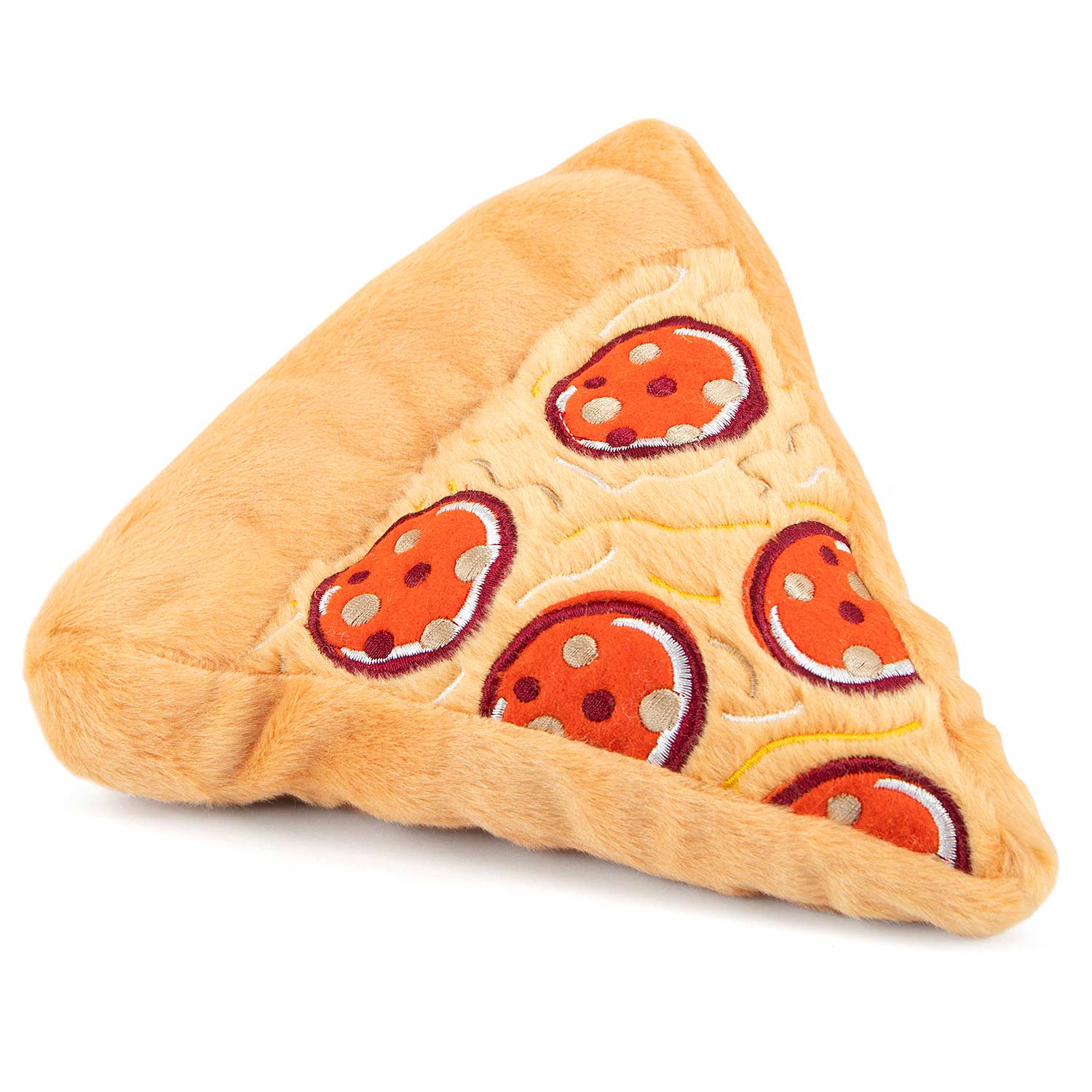 Jeffers Slice O' Pizza Crinkle & Squeak Dog Toy, Each