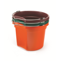 KD-154 8 Qt. Flat Back Silver Line Bucket | Lightweight Feed and Water Bucket