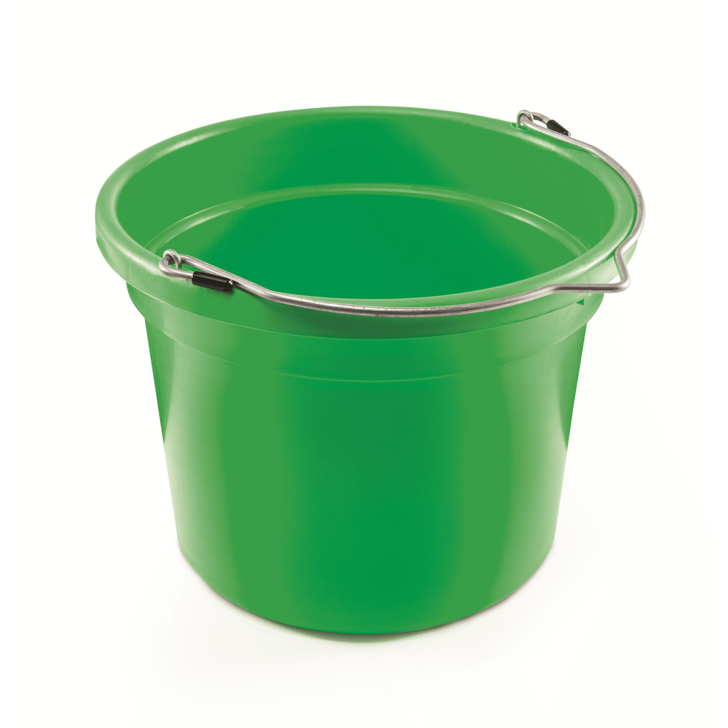 KD-159 8 Qt. Round Bucket | Feed and Water Bucket for Barn and Trailer Use
