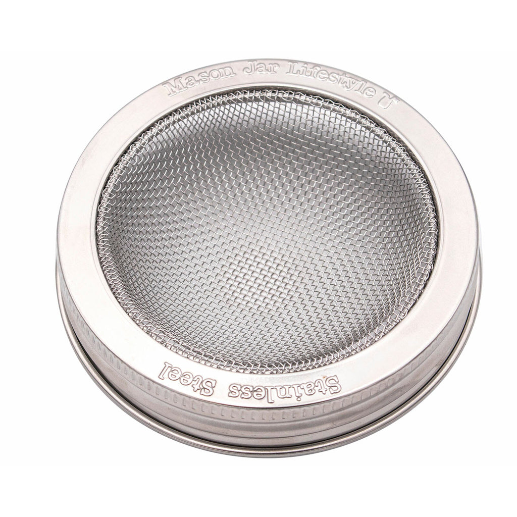 Curved Rust Proof Sprouting Lid and Band for Mason Jars