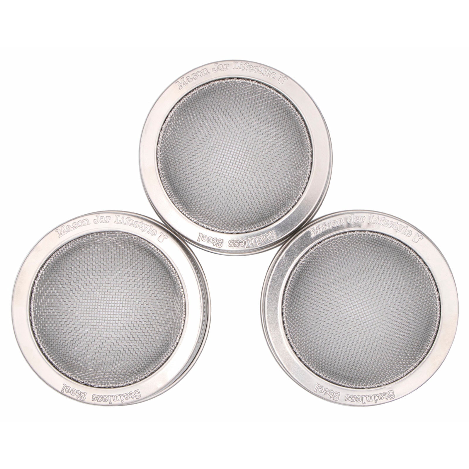 Curved Rust Proof Sprouting Lid and Band for Mason Jars