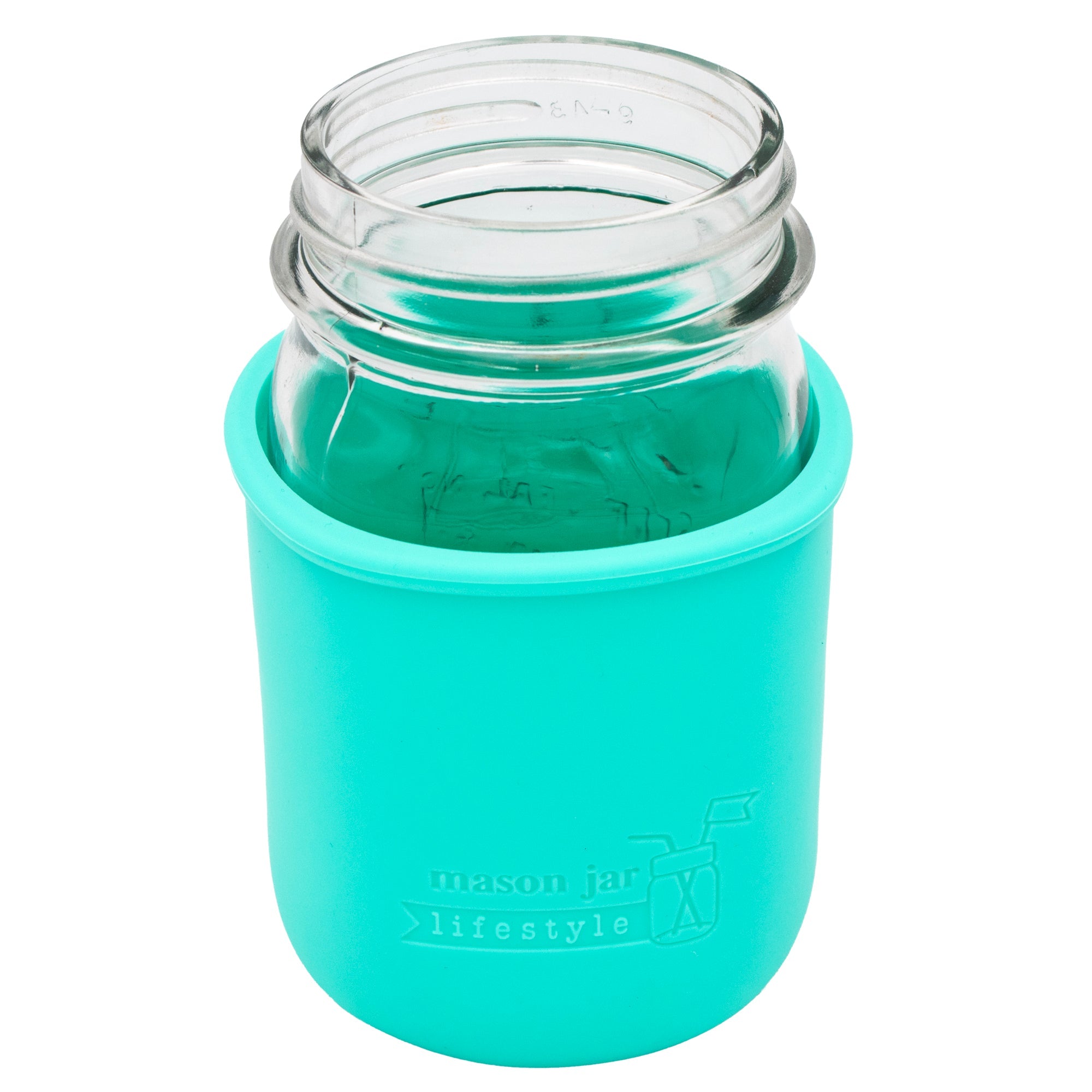 Silicone Sleeve for Regular Mouth Pint 16oz Mason Jars